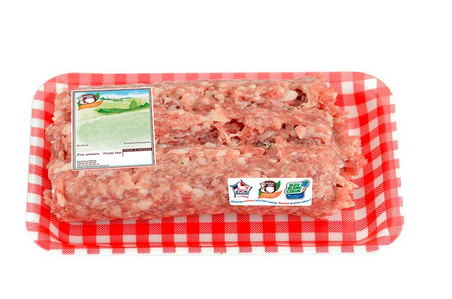 CHAIR A SAUCISSE NATURE (500G)