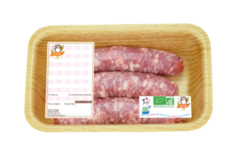 SAUCISSE NATURE X3 BIO